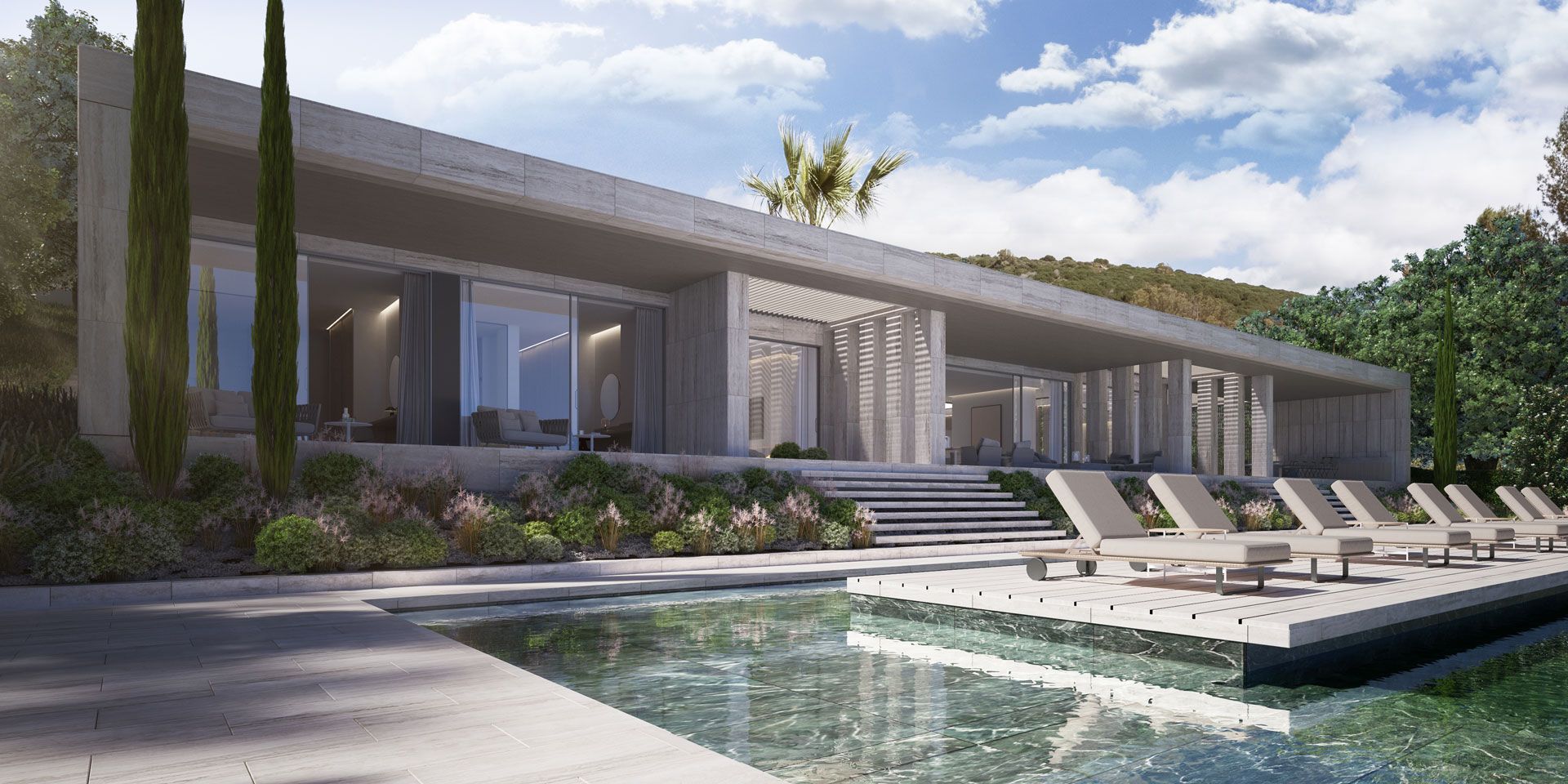 Exterior piscina