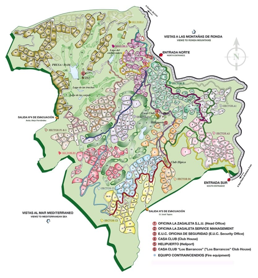 zagaleta map