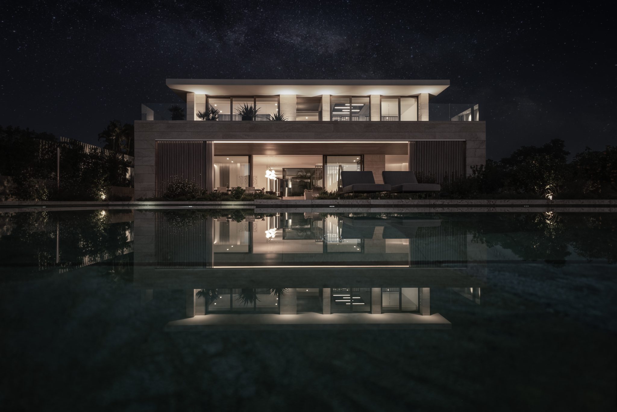 VILLA LE MERDIENNE MARBELLA by ARK Architects