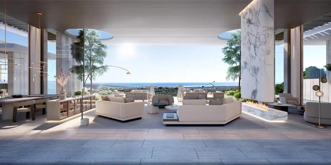 diseño interior de villa en the 15 sotogrande