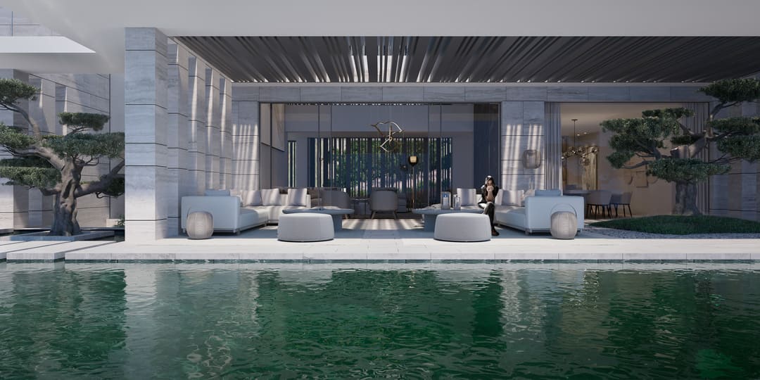 piscina infinita en villa de lujo en la zagaleta