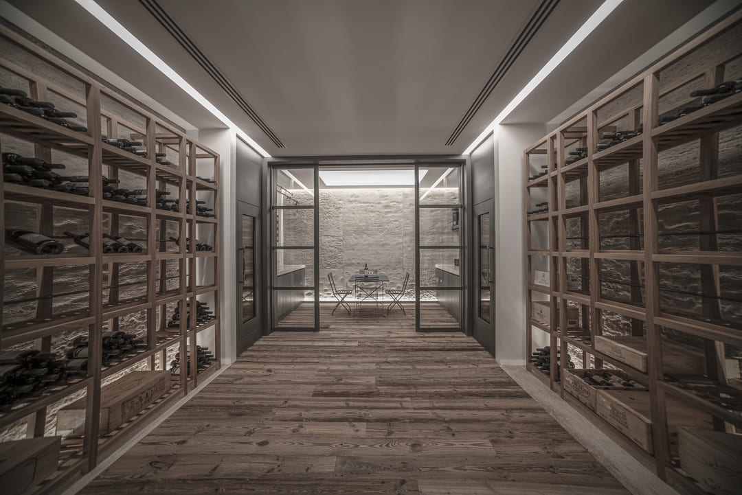wine cellar interior design