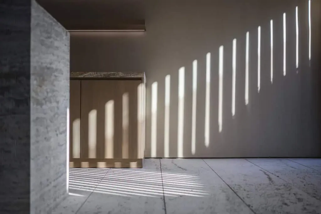 like a conductor in an orchestra light its a valuable material in villa tai by ark architects