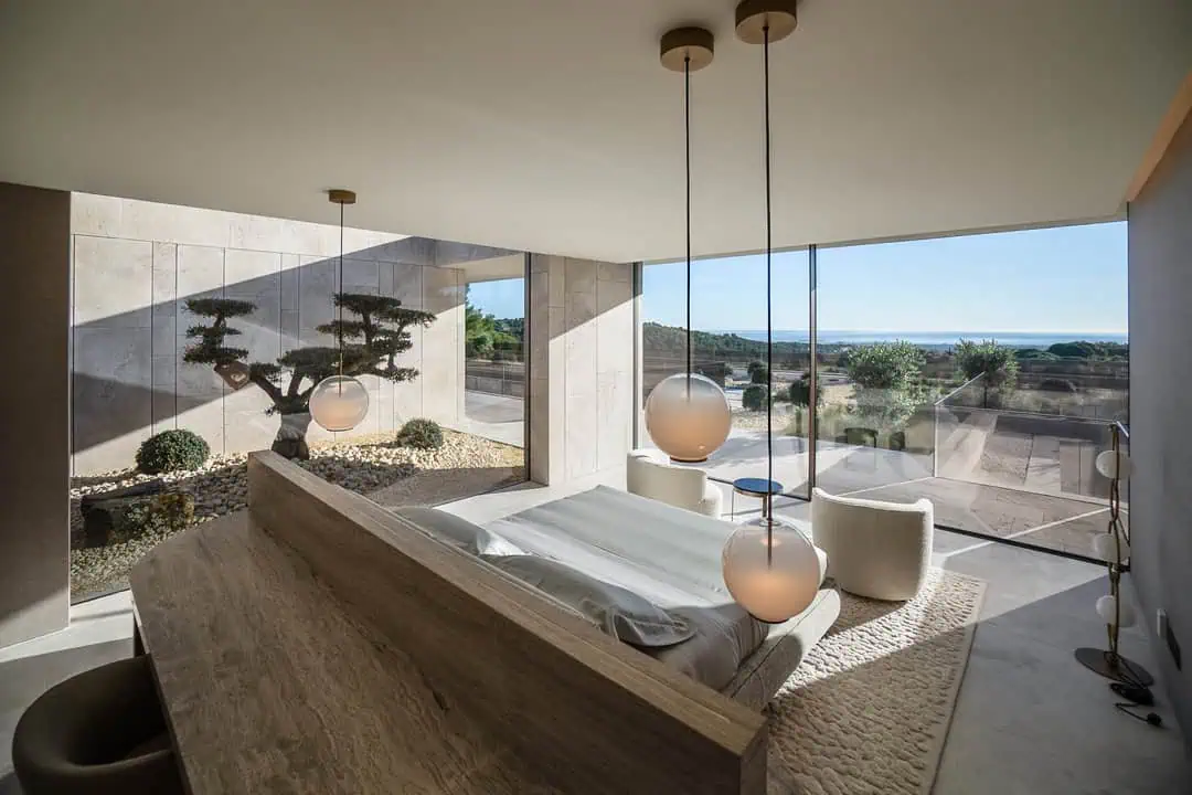 ark architects blends light and materials in villa tai by ark architects