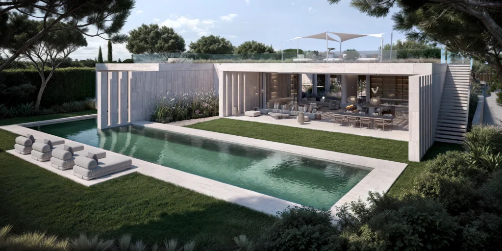 villa moon by ark architects bioarchitecture in algarve portugal